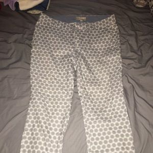 banana republic print pants